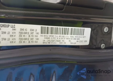 2015 Jeep Grand Cherokee Limited z USA, uszkodzony, nr VIN 1C4RJFBG0FC726689